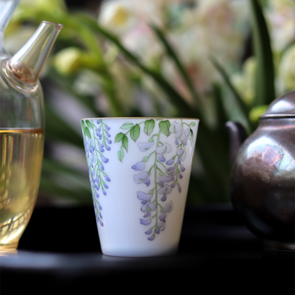 Spring Breeze as a Noble Guest Four-Piece Tea Cup Set